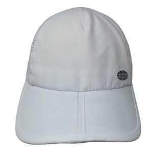 Reel Legends Strapback Hat White One Size Adjustable Breathable Mesh Polyester